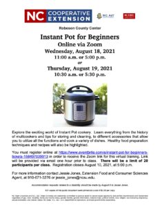 Instant Pot Flier