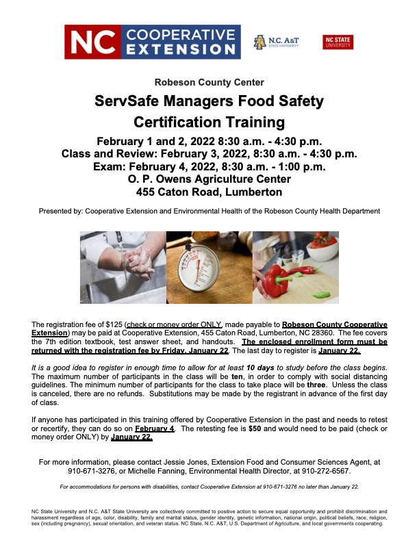 Food Safety, Cooperative Extension