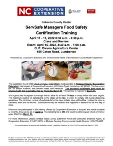 Cover photo for ServSafe Managers Food Safety  Certification Training