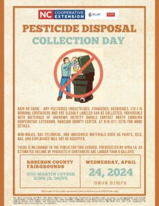 Pesticide disposal collection day