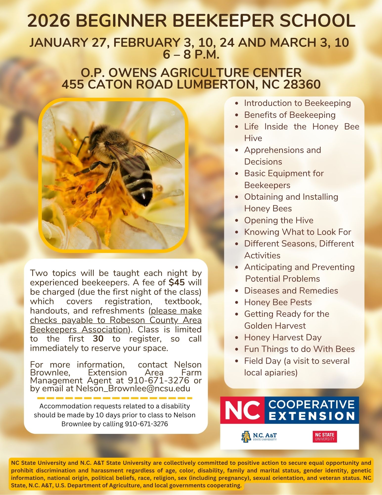 2025 Beekeeping School
