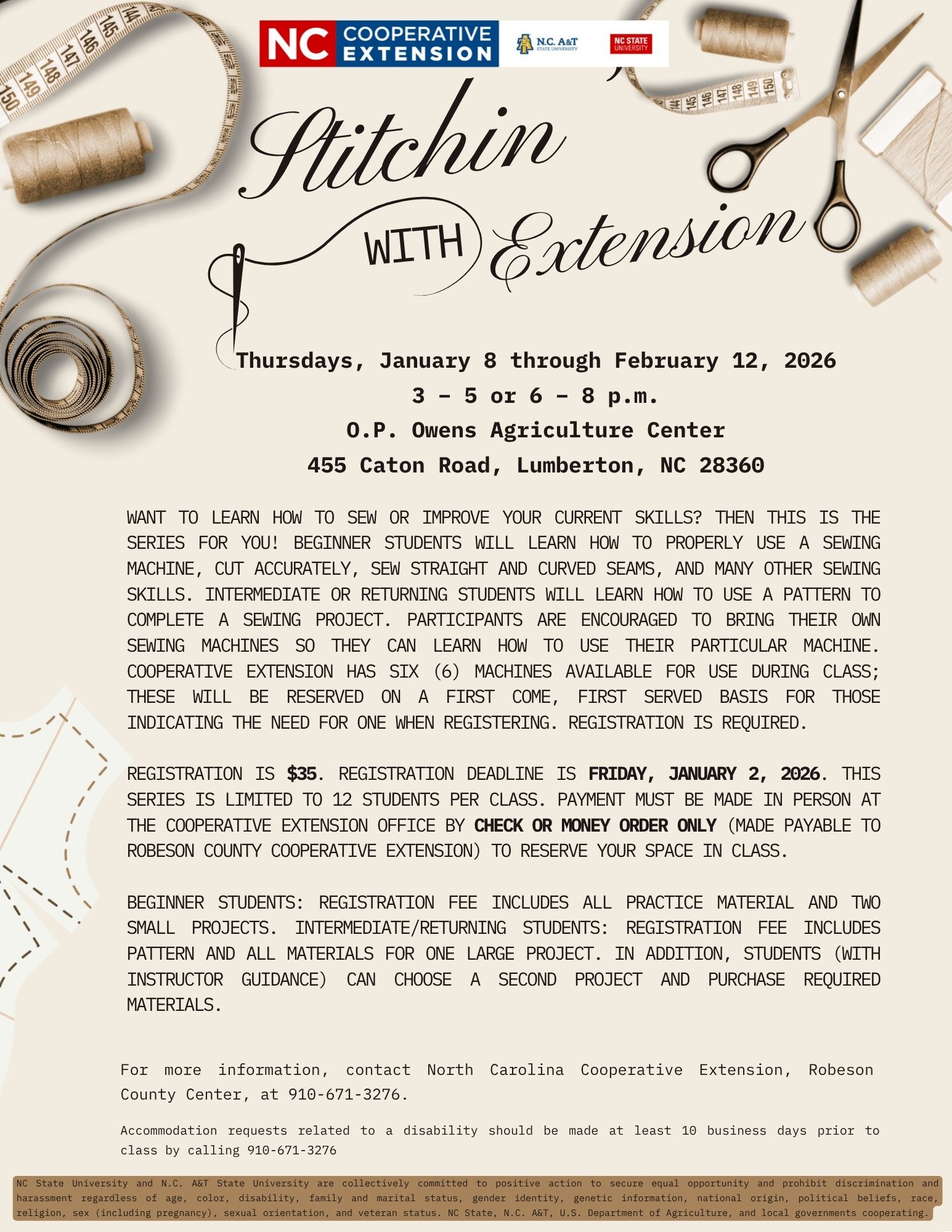 Stitchin with Extension